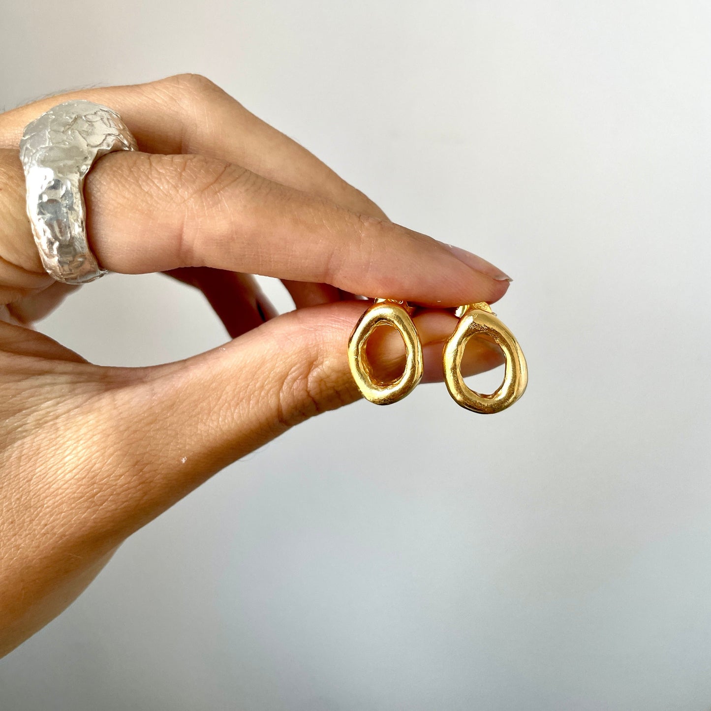 Pendientes Solar Flare Gold 18k