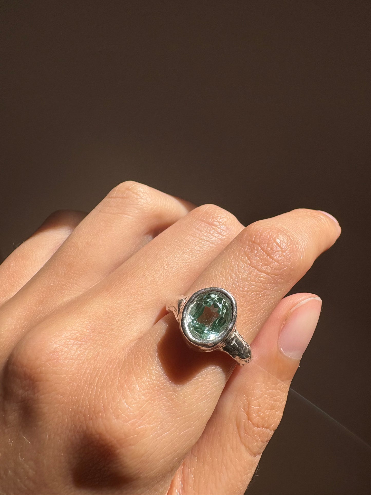 Anillo Jameos Aquamarine