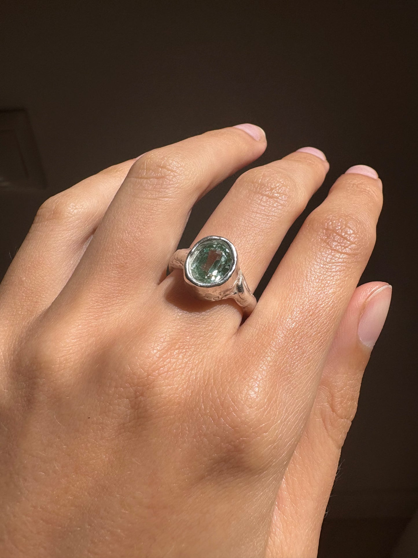 Anillo Jameos Aquamarine