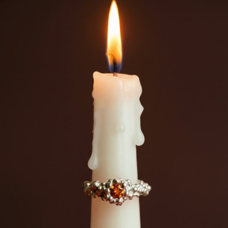 Anillo bubble Citrine