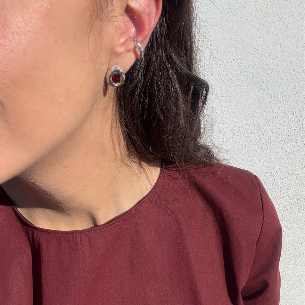 Pendientes simple Garnet nº2