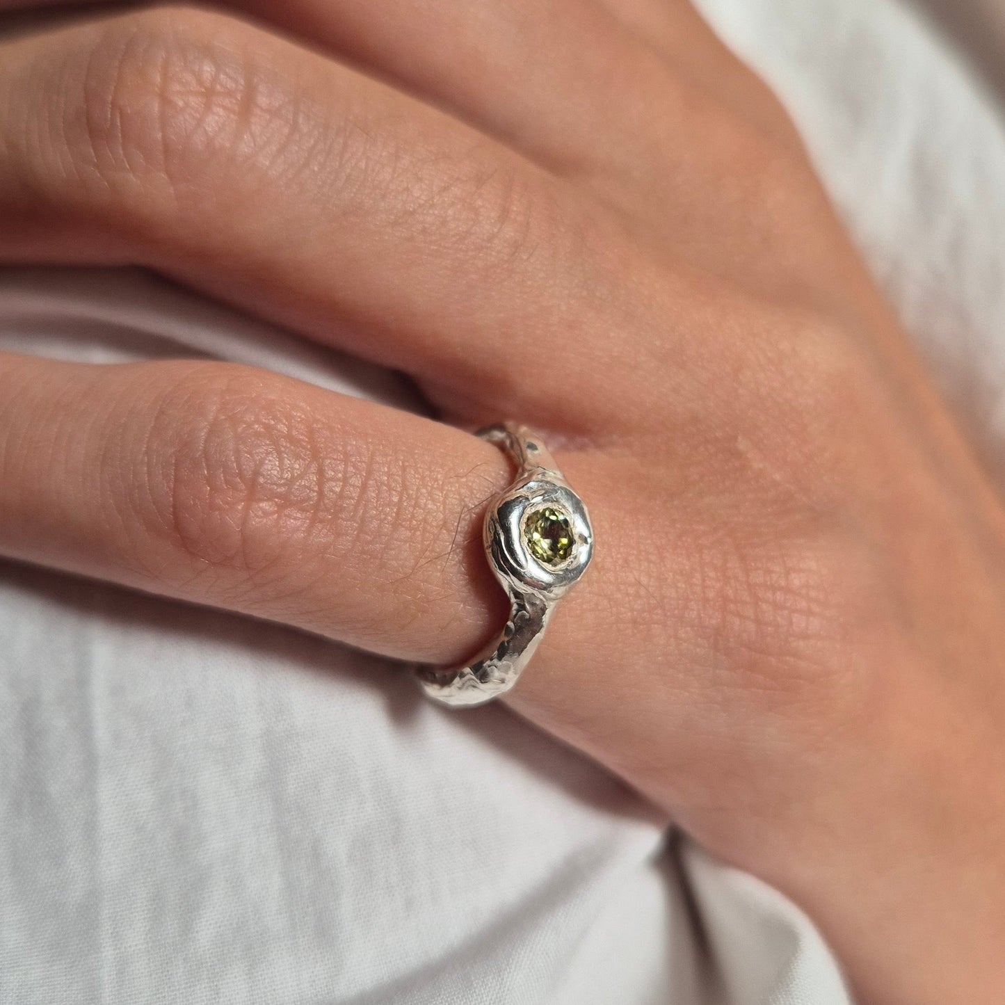 Peridot ring