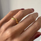 Wave ring Gold 18k