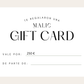 Gift Card Malic