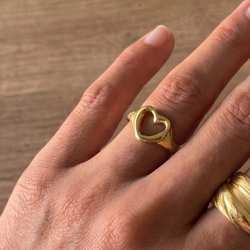 Ring Open Heart