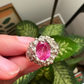 Bubble pink ring