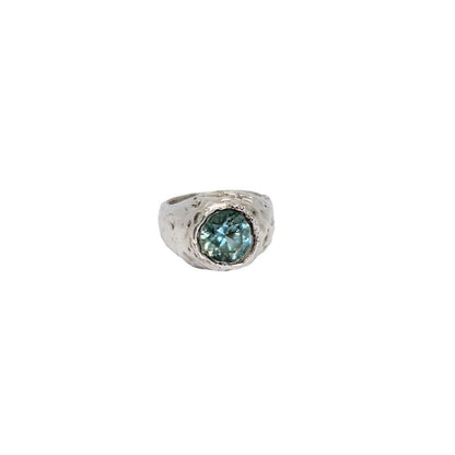 Aquamarine Glow Ring