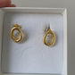 Solar Flare Earrings Gold 18k